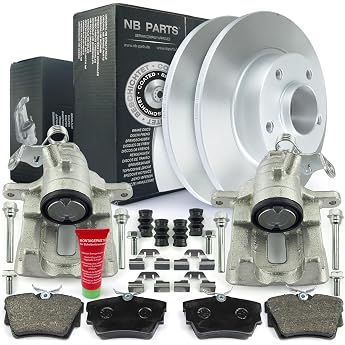 NB PARTS Brake Calipers Brake Discs Brake Pads Rear Suitable for Nissan Primastar Opel Vivaro