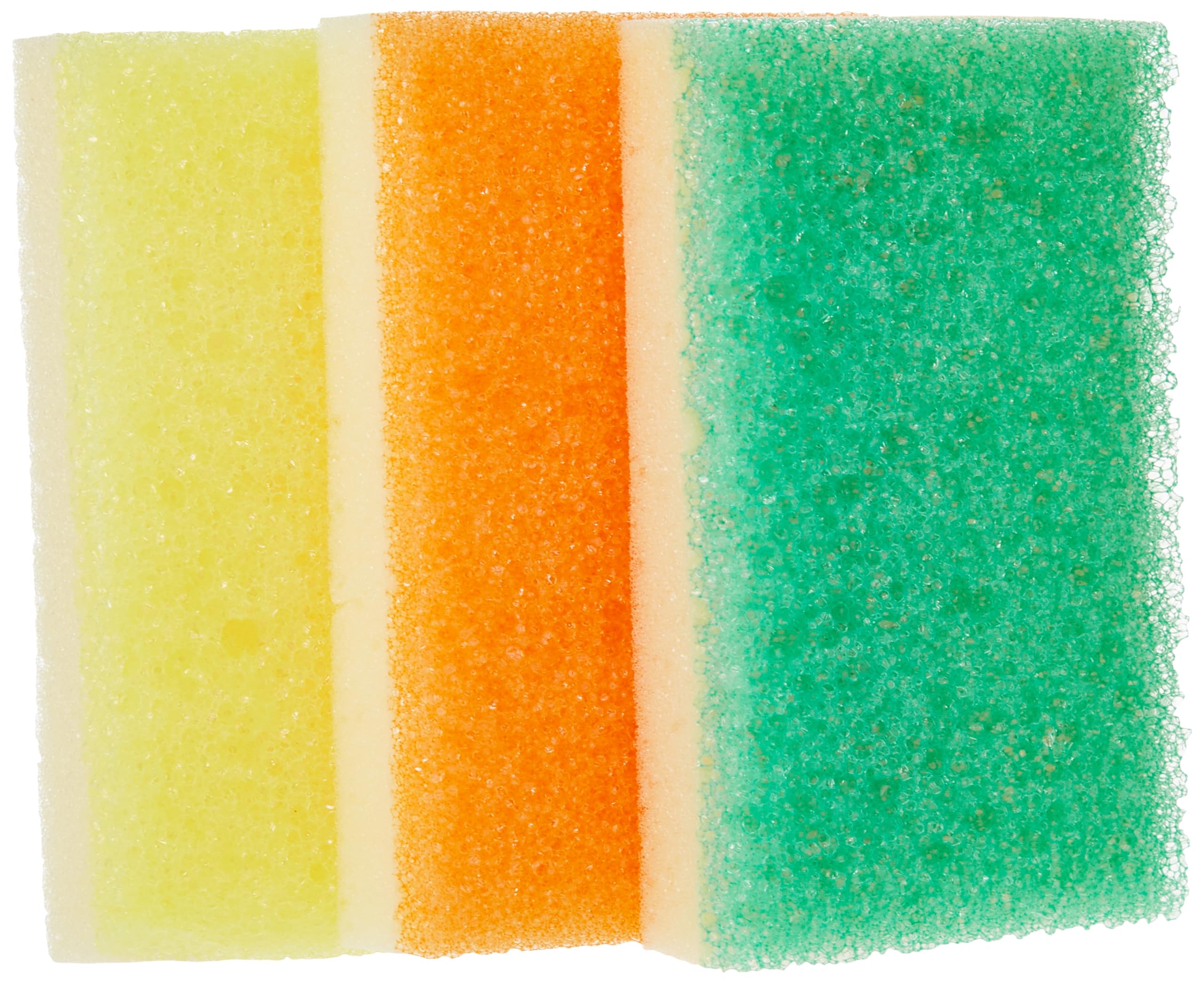 Sponge Daddy Heavy Duty Dual-Sided Sponge + Scrubber For All Purpose 3 Pack, Scratch Free & Resists Odors