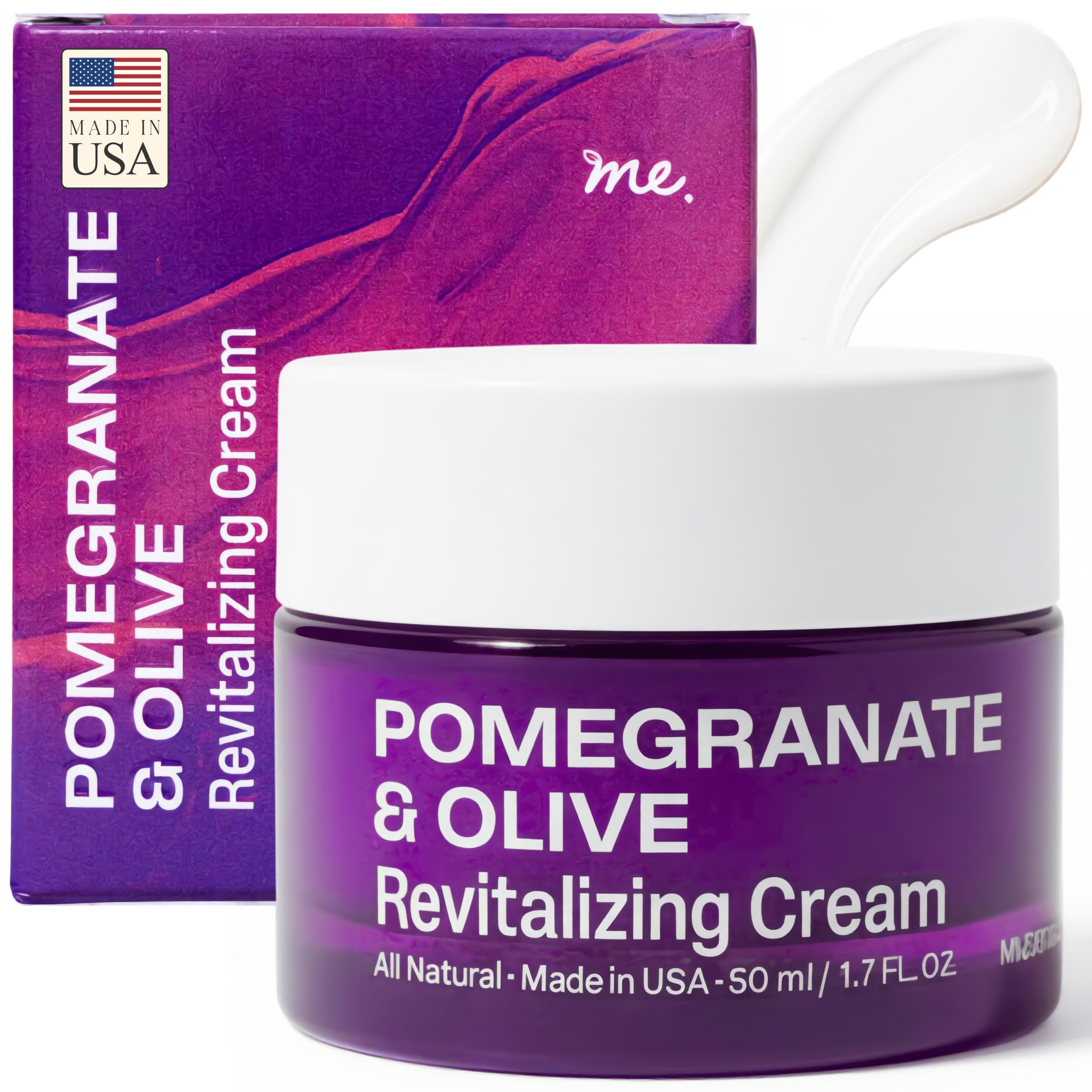 Amazon.com: Pomegranate & Olive Revitalizing Face Cream for