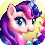 My Little Unicorn Coloring Book