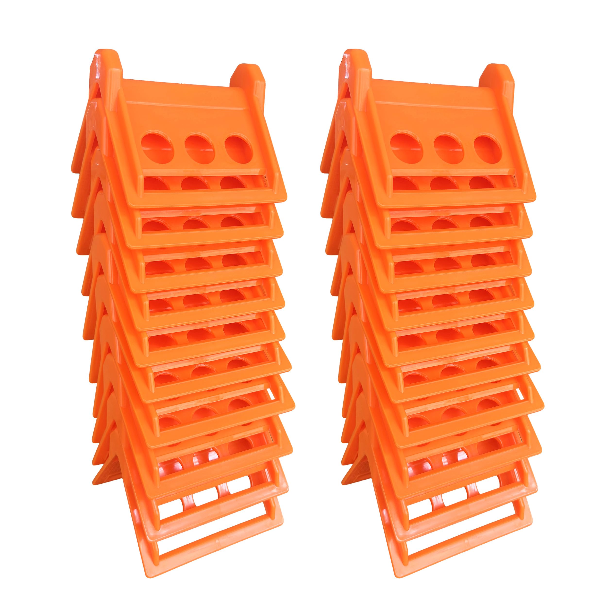 20 Pack Flatbed Edge Protector,4"Ratchet Strap Protector, Heavy Duty Cargos Strap Protectors, Protects Cargo Edges, Flatbed Accessories Plastic Protectors (orange)