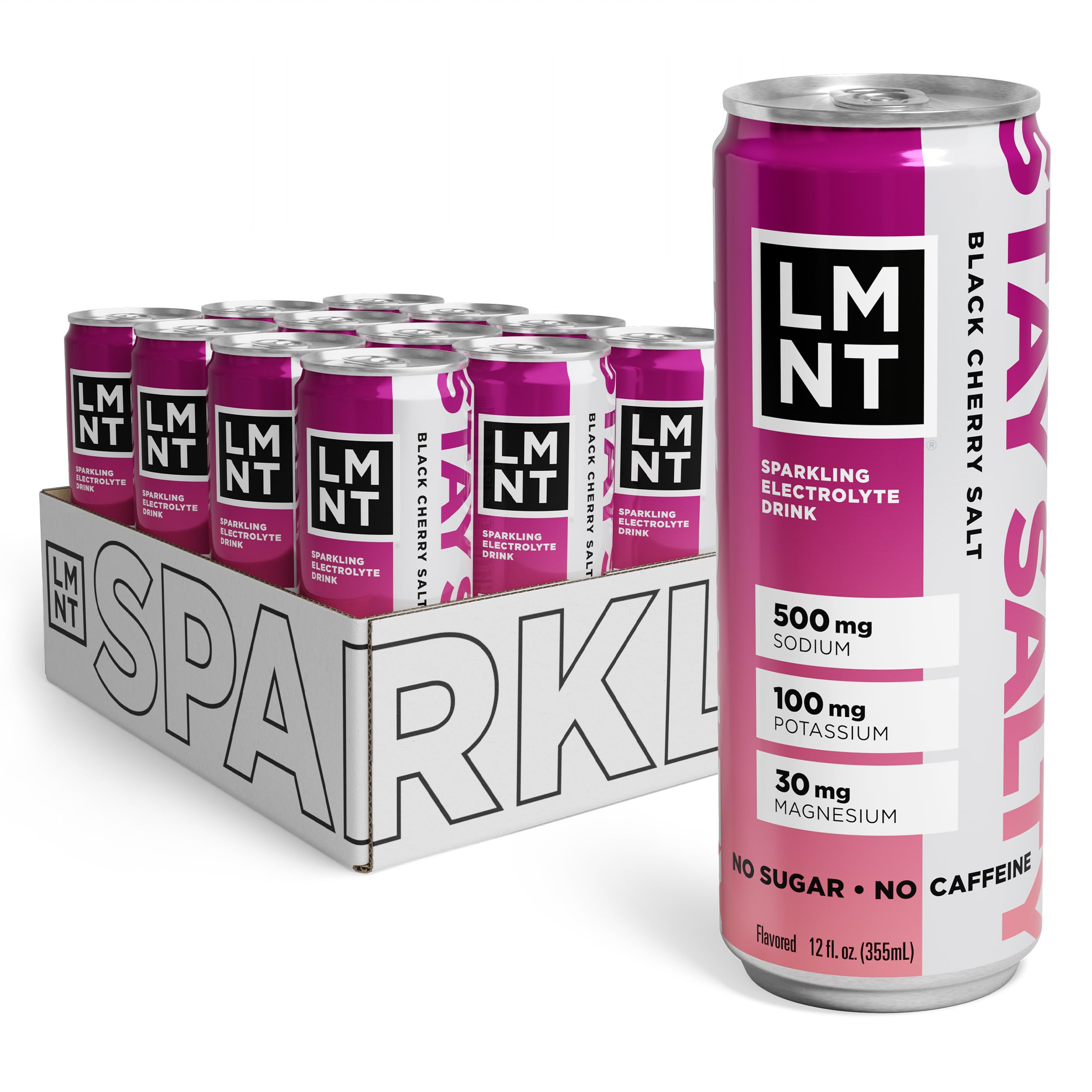 LMNT Sparkling Electrolyte Drink - Variety Pack | 12-Count — Amazon image 15