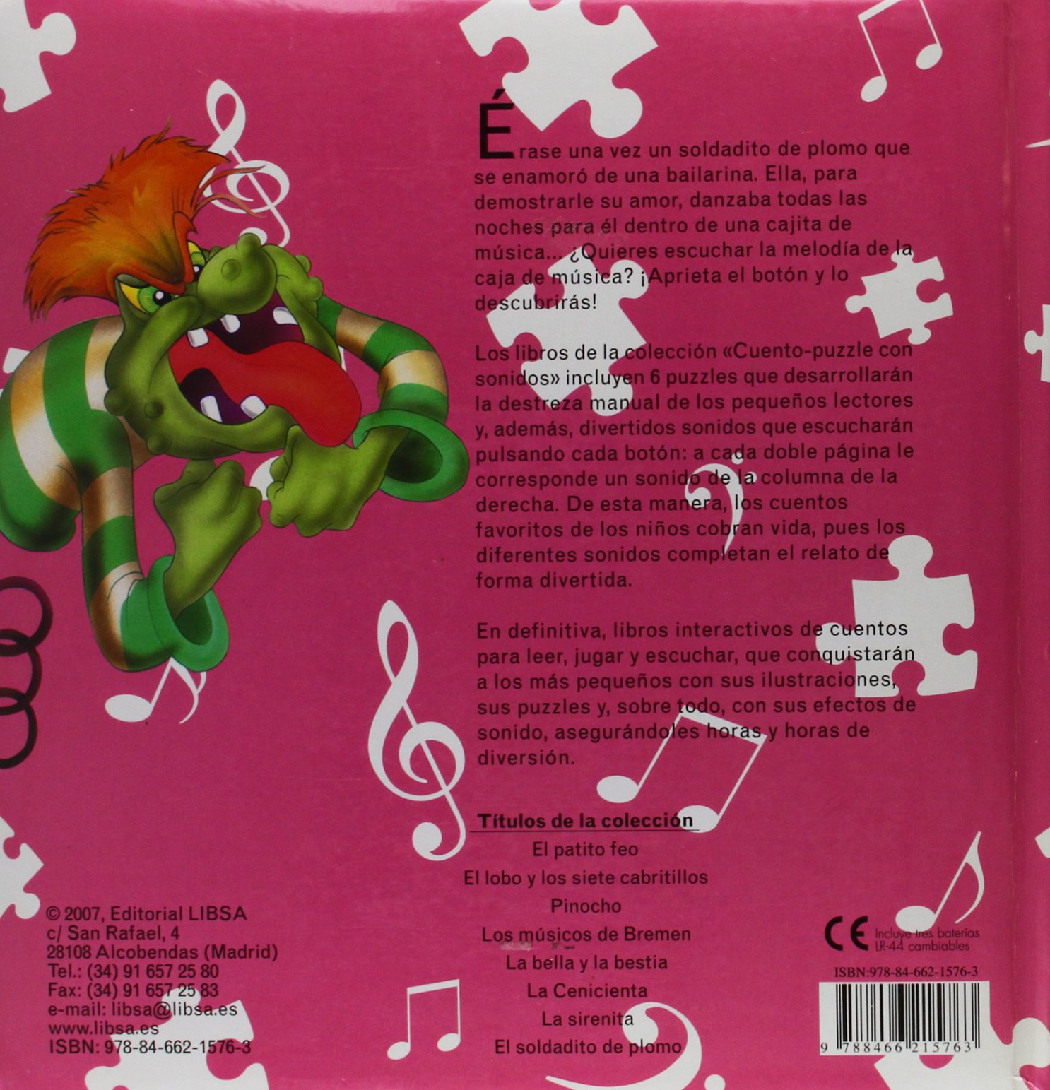 El Soldadito de Plomo (Cuento Puzzle con Sonidos)
