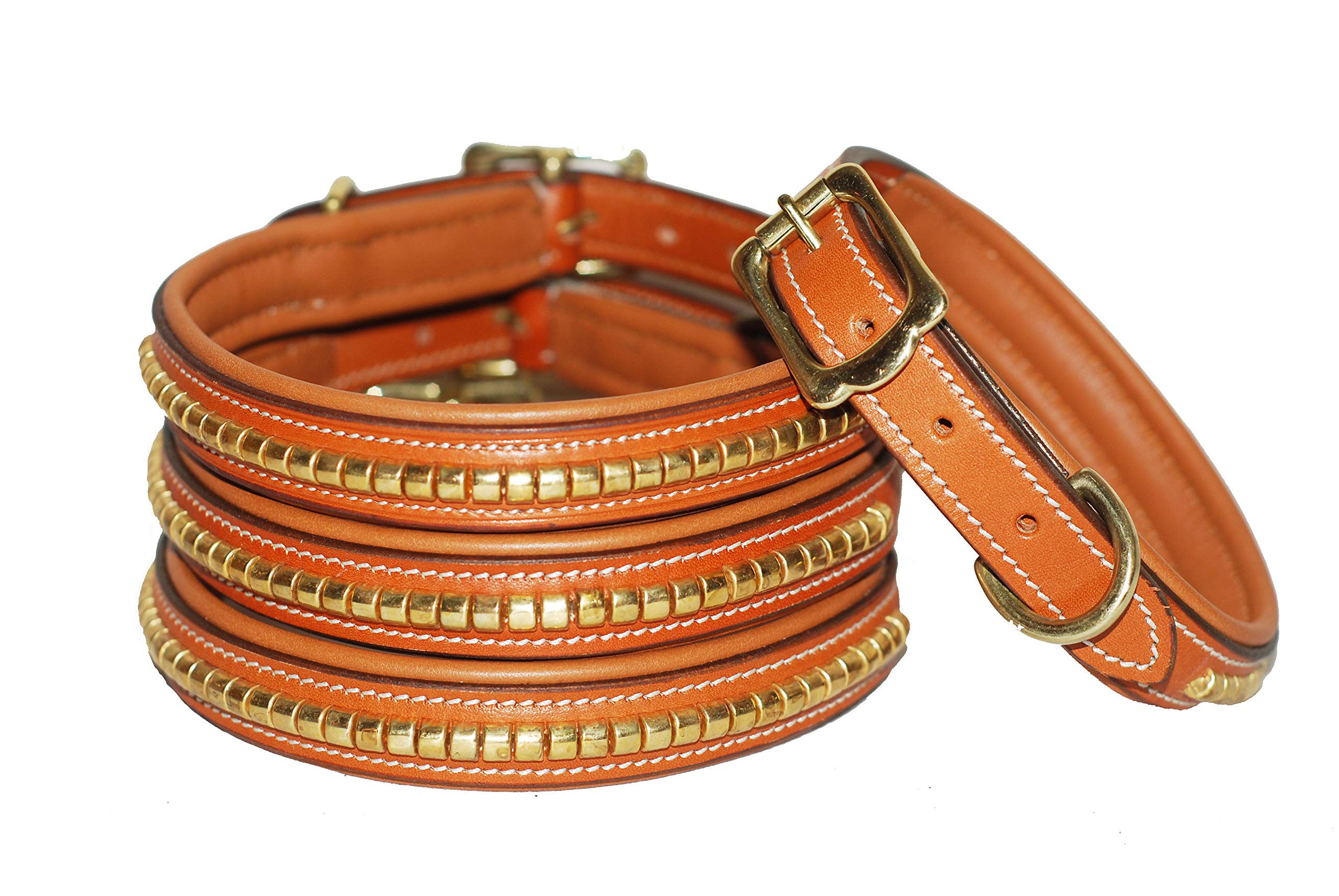Collier en cuir pour chien London anti irritation avec boucle robuste