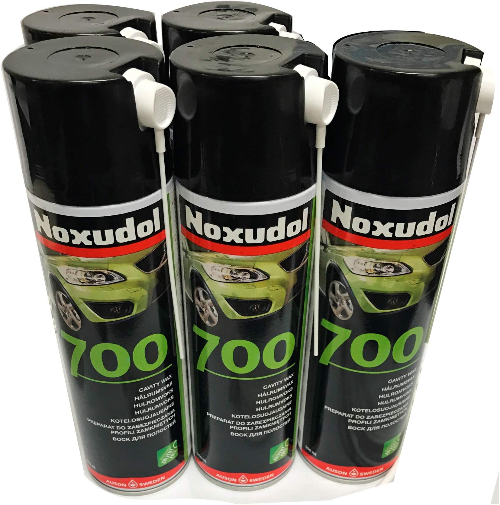 Rust Protection Cavity Wax 5 Pack with Free 20" Wand