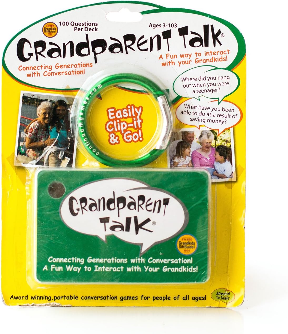 Continuum Games Grandparent Talk: Family History Conversation Card Game for All Ages