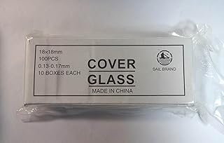 Microscope Glass Cover Slips 1818 Mm 10 Box of 100 Pcs