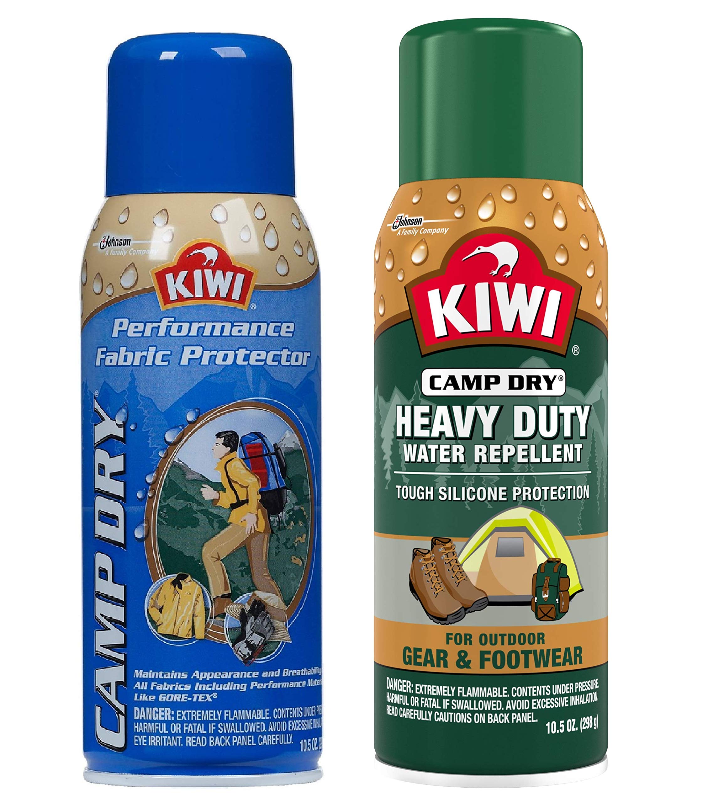 KIWI Camp Dry Heavy Duty Water Repellant, 10.5OZ (Variety Pack - 1)