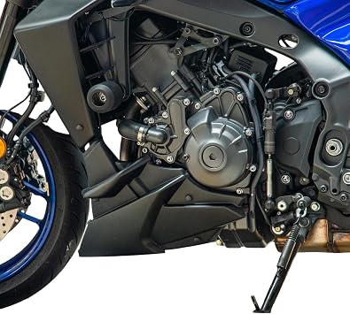 Motorcycle Lower Bellypan Engine Fairing Panel Cover for Yamaha MT-09 MT09 SP Tracer 9 Tracer9 GT 2021 2022 2023 2024 2025 Spoiler Body Frame Kit Belly Pan Under Protector (Matte Black)