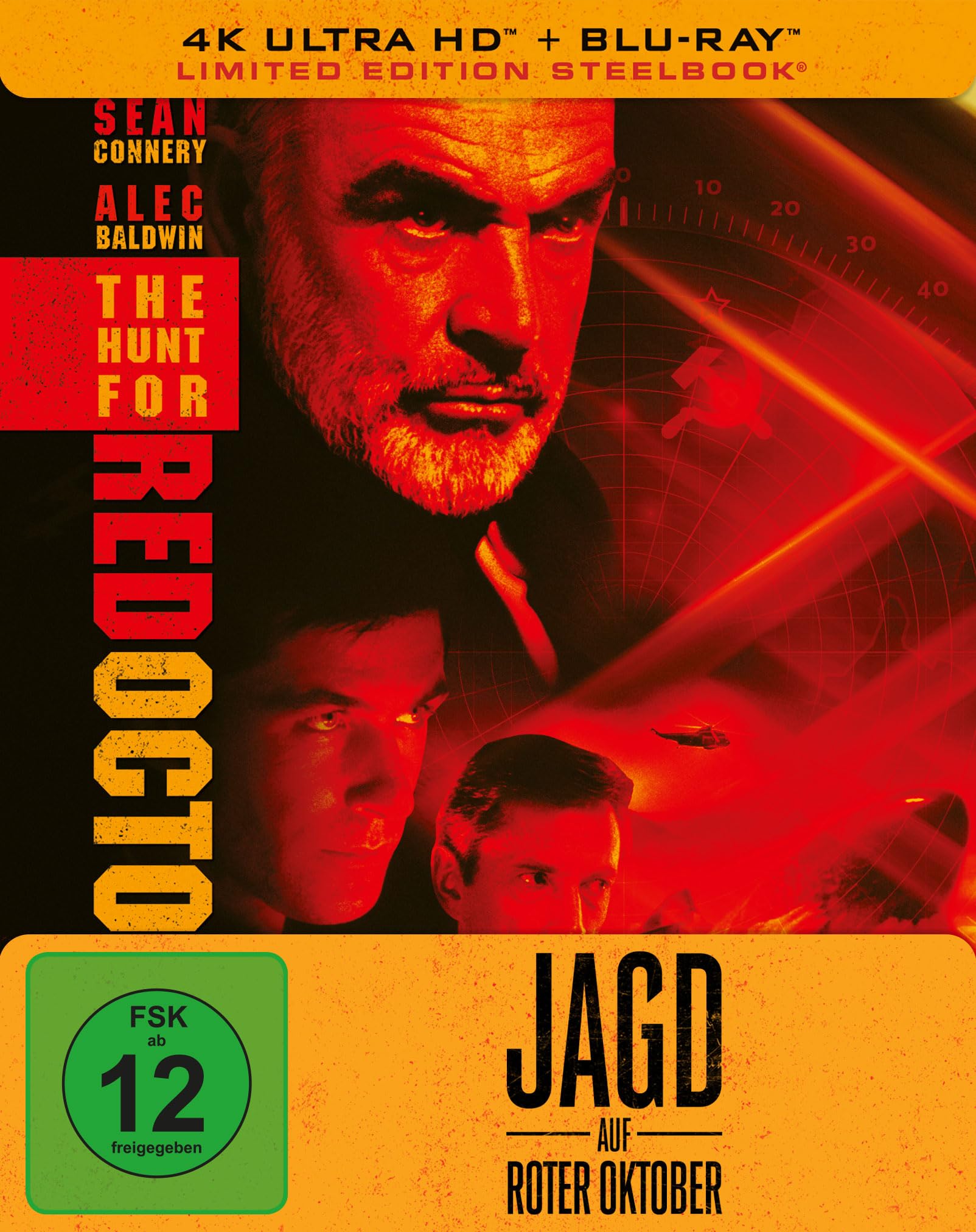 Jagd auf Roter Oktober   (UHD Steelbook) (4K Ultra HD | Blu-ray)