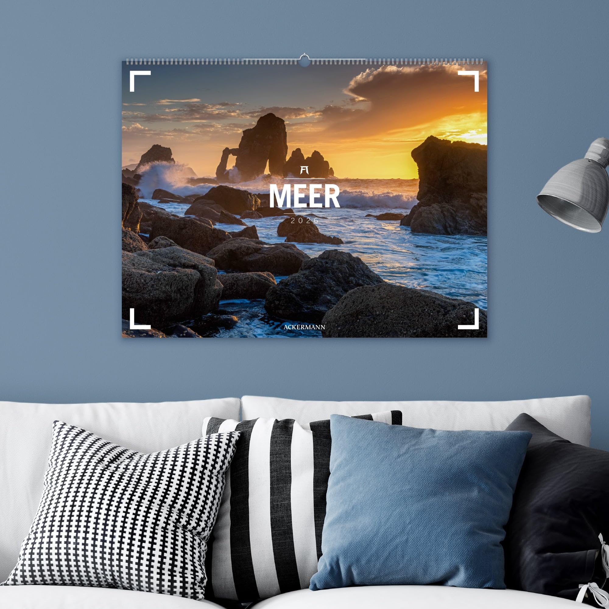 Meer Gallery Kalender 2026 | Außergewöhnlicher Meeres-Kalender im großen Querformat (66x50 cm) | Küste und Strand im Großformat