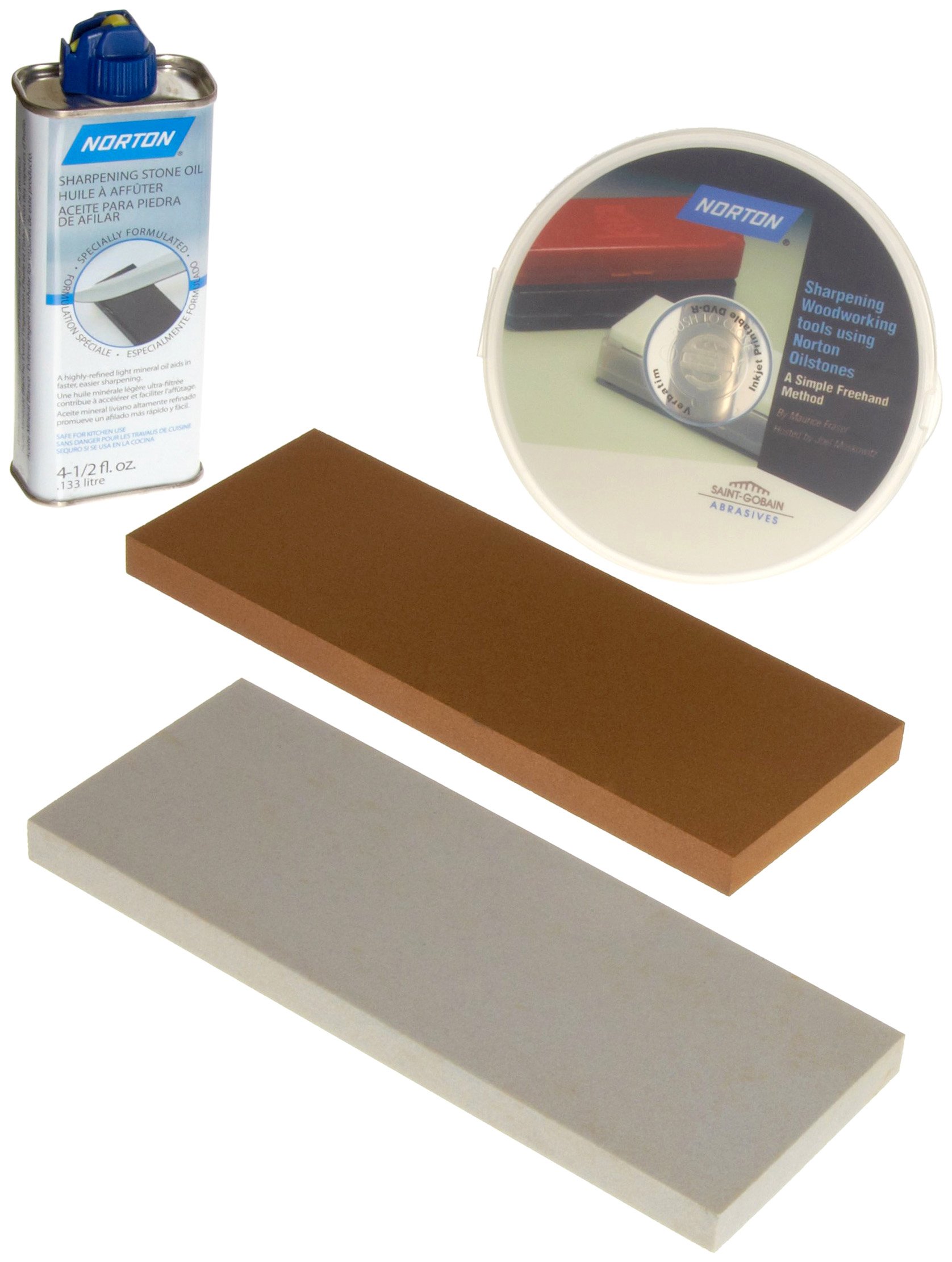 Pierre indienne Norton kit d'affûtage double face grain ultra fin