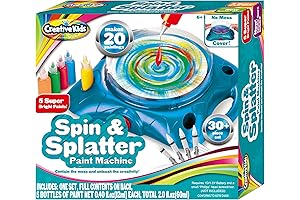 Creative Kids Spin & Paint Art Kit Pro: Advanced Spinning Art Station...