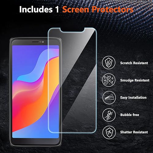 Miniatura 5 de ZHIYIWU Funda para teléfono Hot Pepper Serrano 3, plegable telescópico con soporte de anillo, funda protectora a prueba de golpes, con 1 protector