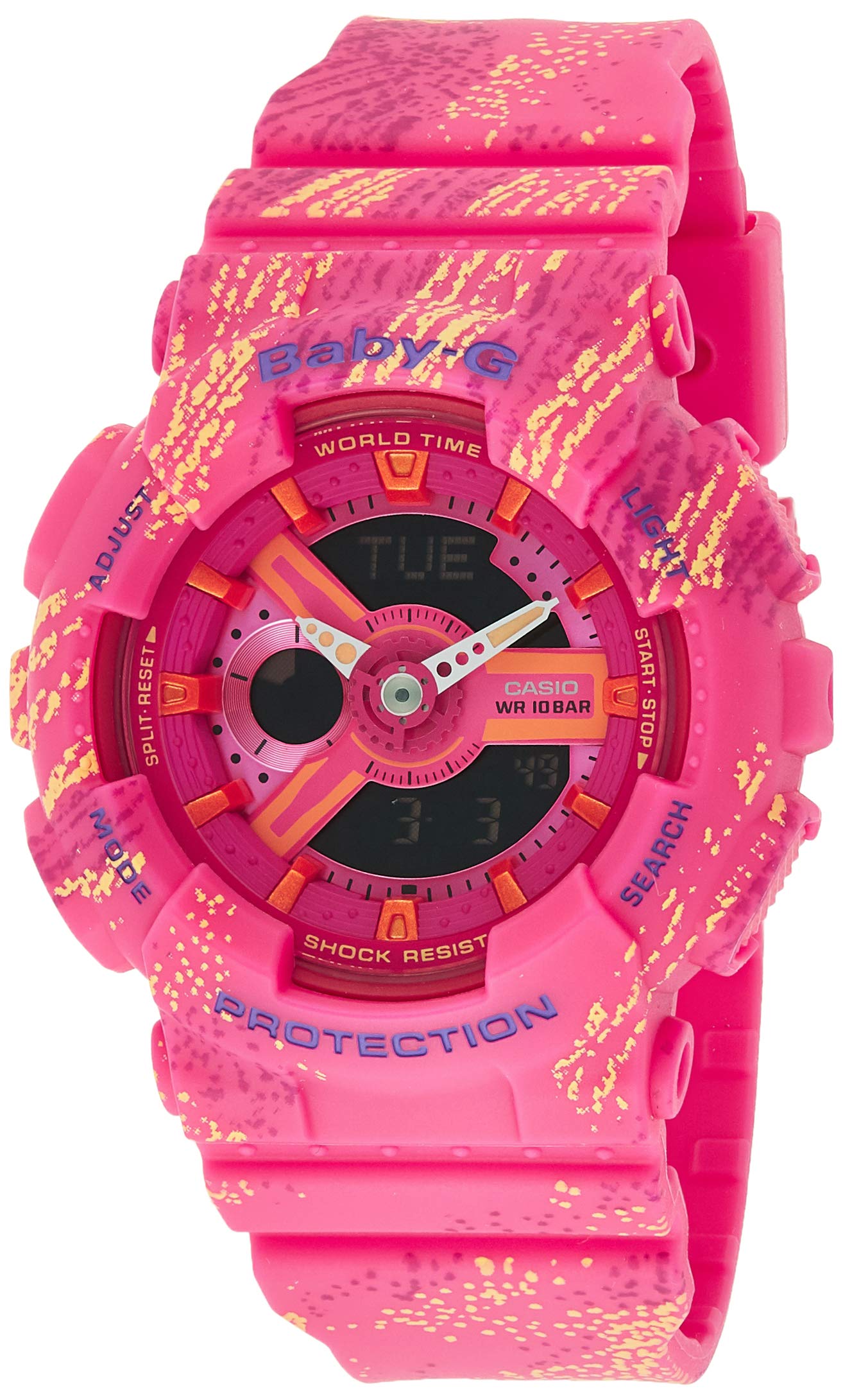 CasioBaby-g Analog-Digital Pink Dial Women's Watch - BA-110TX-4ADR (BX072)