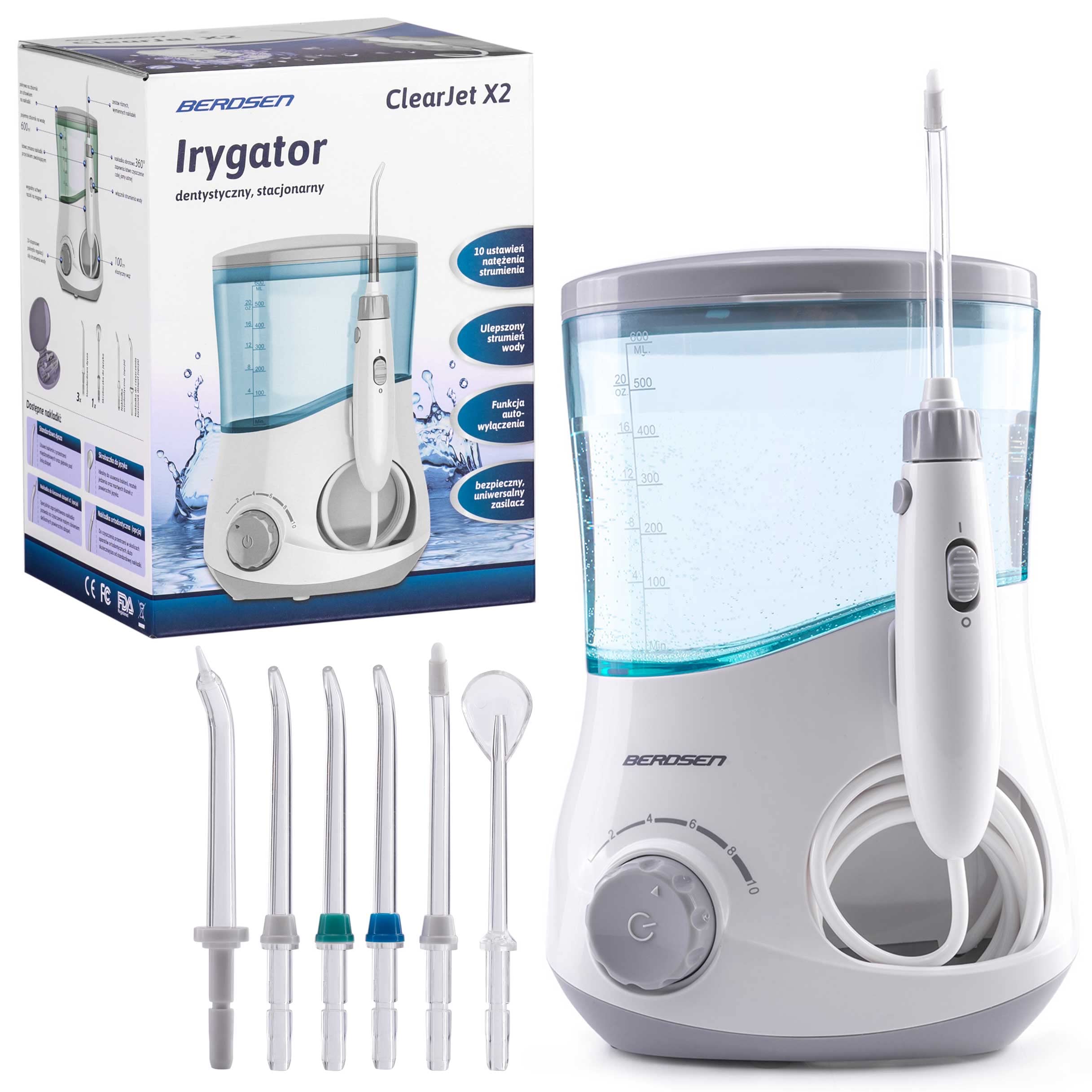 Berdsen, Cabezales de repuesto para cepillo de dientes sónico compatible con Berdsen B3 (1 x 4 cabezales)