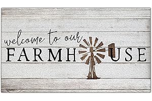 Nogrit Farmhouse Welcome Mat