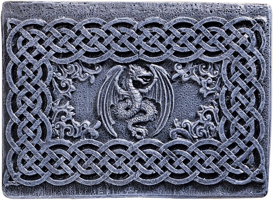 Design Toscano Dragons of Darkmoor Castle Wall Shelf Caryatid Sconce, 14 Inch, Single, 5.50" x 6.50"