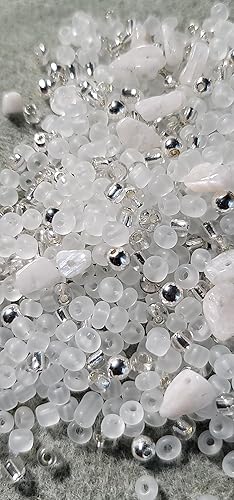 Miniatura 3 de Loc Sprinkles, mezcla de cuentas de cristal de piedra lunar, accesorios para el cabello con rastas, joyería Loc