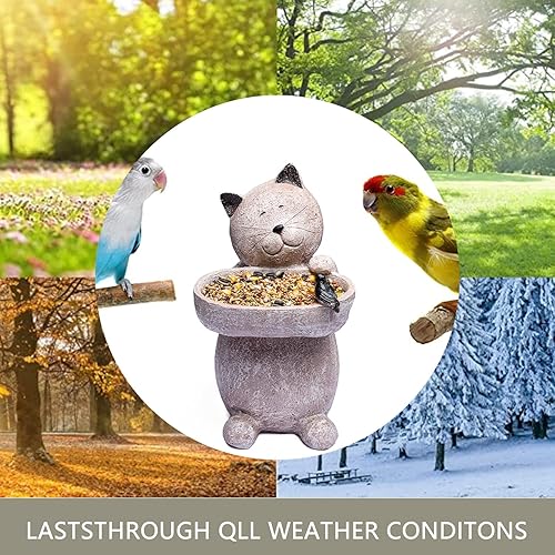 Miniatura 7 de Estatua de jardín para gatos decoración al aire libre esculturas de gato decoración de jardinería decoración de césped regalos para mujeres 123