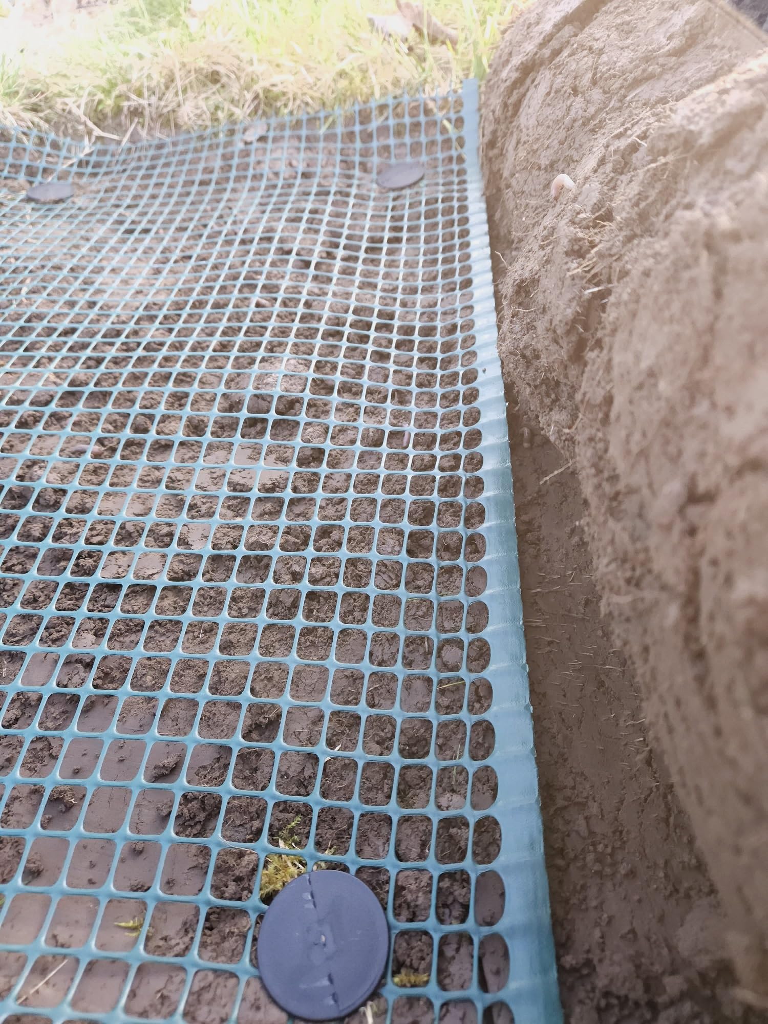 Malla Antitopos De 2x50 M, Resistente A Topos Y Ratones Topos, Con