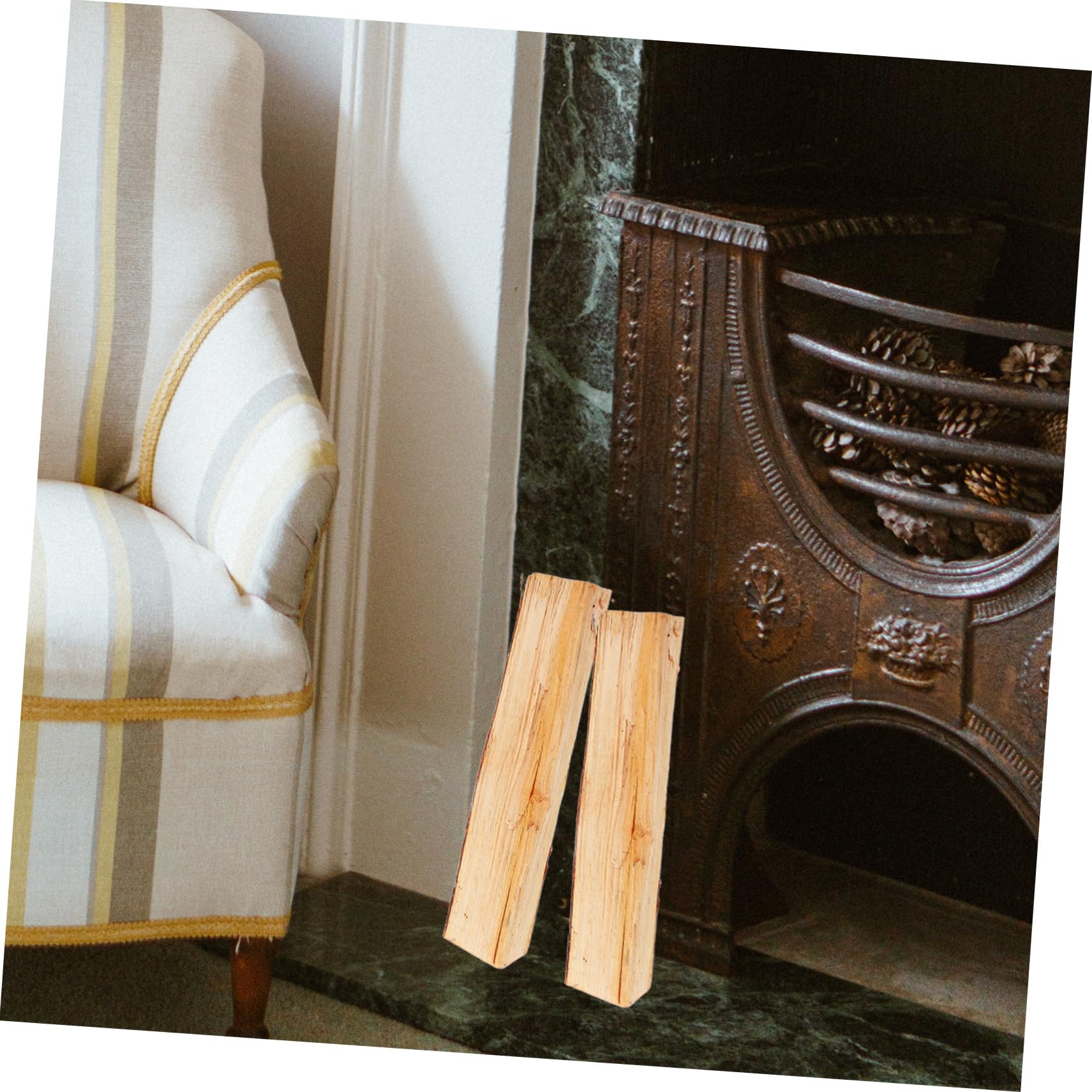 Ciieeo 10Stücke Teiliges Dekorative Holzscheite für Kamin Deko Naturholz für Gemütliche für Innenräume und Lagerfeuerpartys Vielseitige Verwendung und Rustikaler Charme