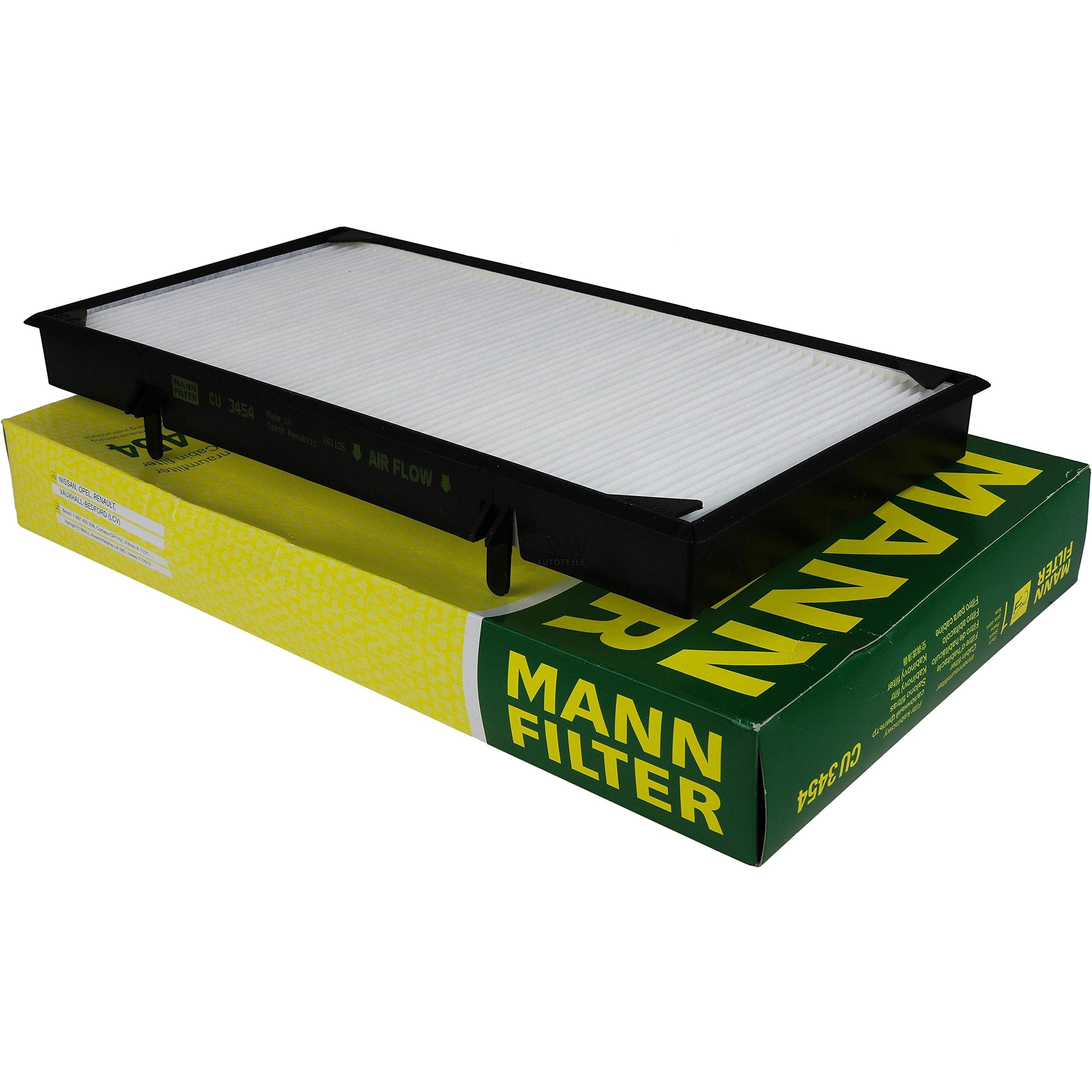 Paquete de inspección Kit de mantenimiento de filtros con filtro de aceite W 79, filtro de aire C 3251/1, filtro de combustible PU 731 x, filtro de habitáculo CU 3454, tornillo de cierre