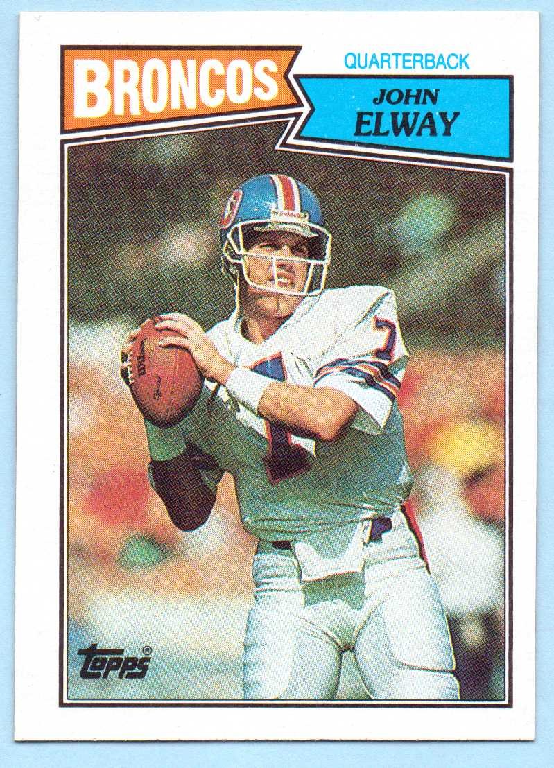 did john elway chew tobacco Amazon.com: John Elway 1987 Topps #31