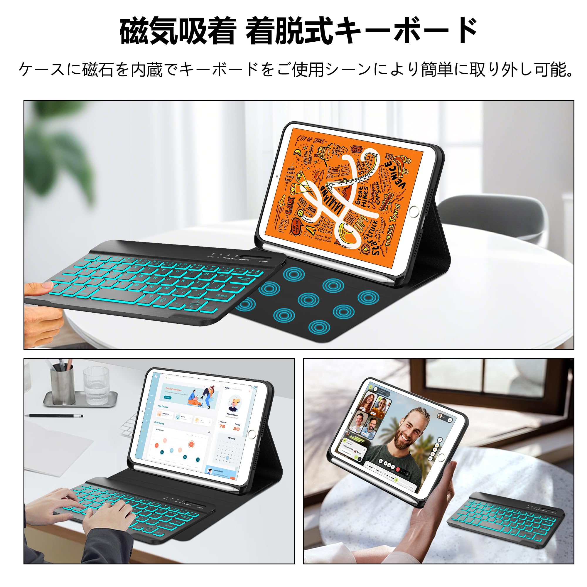 Amazon.co.jp: 【2025年新モデル】IVEOPPE ipad mini 5 キーボード