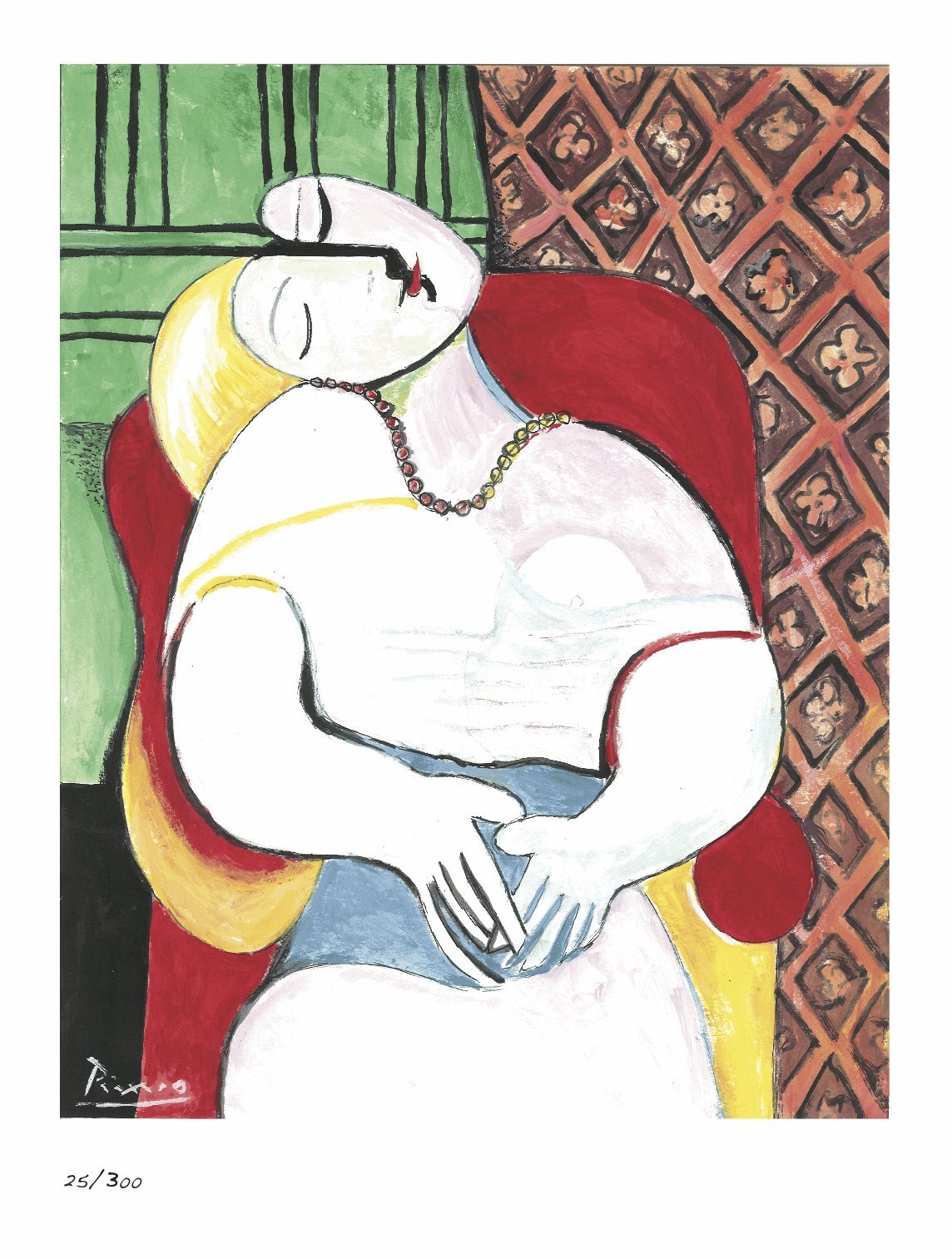 The Dream Fine Art Print by Pablo Picasso at FulcrumGallery.com