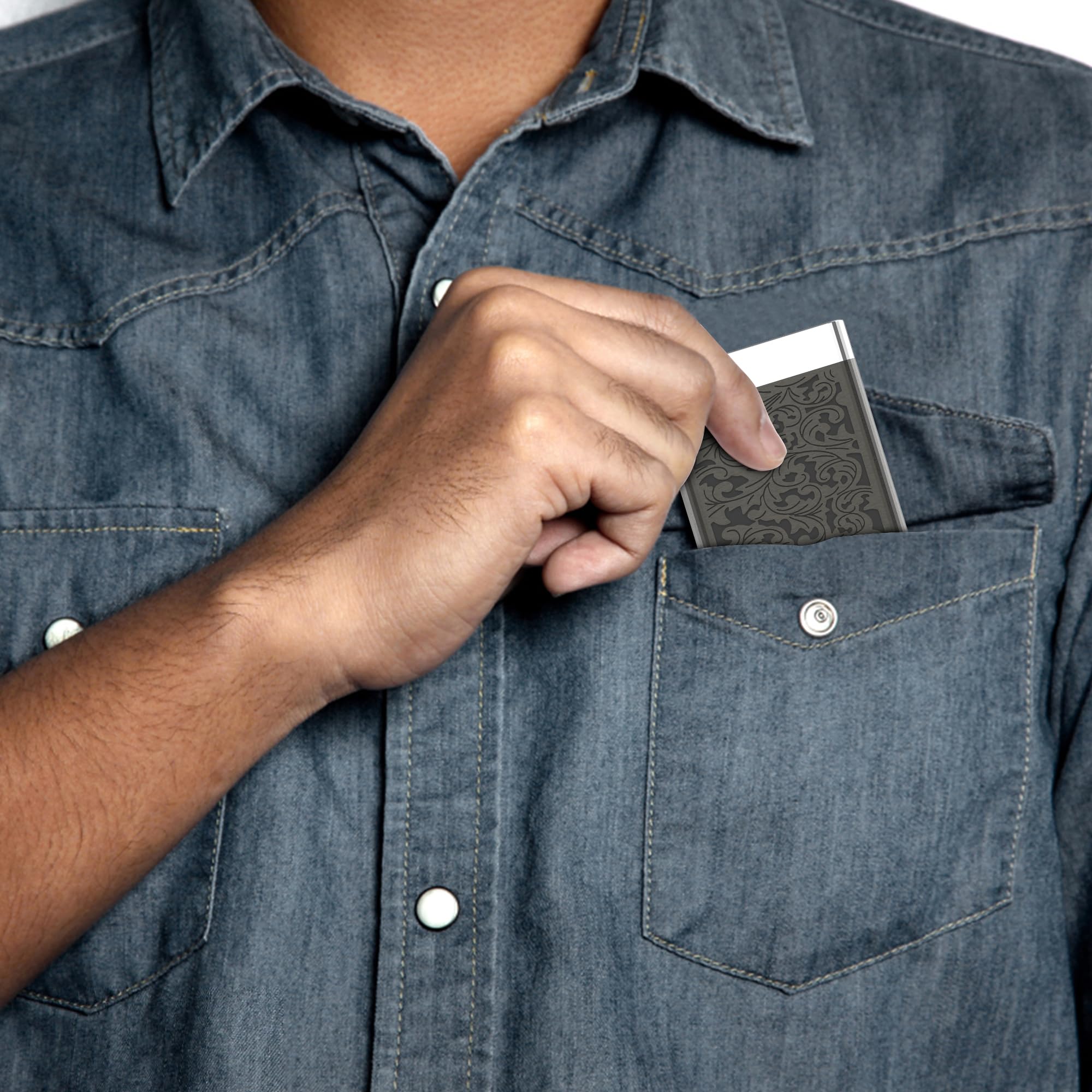 Posacenere Tascabile In Metallo Con Portachiavi - Antiodore E Portatile - Foto 13