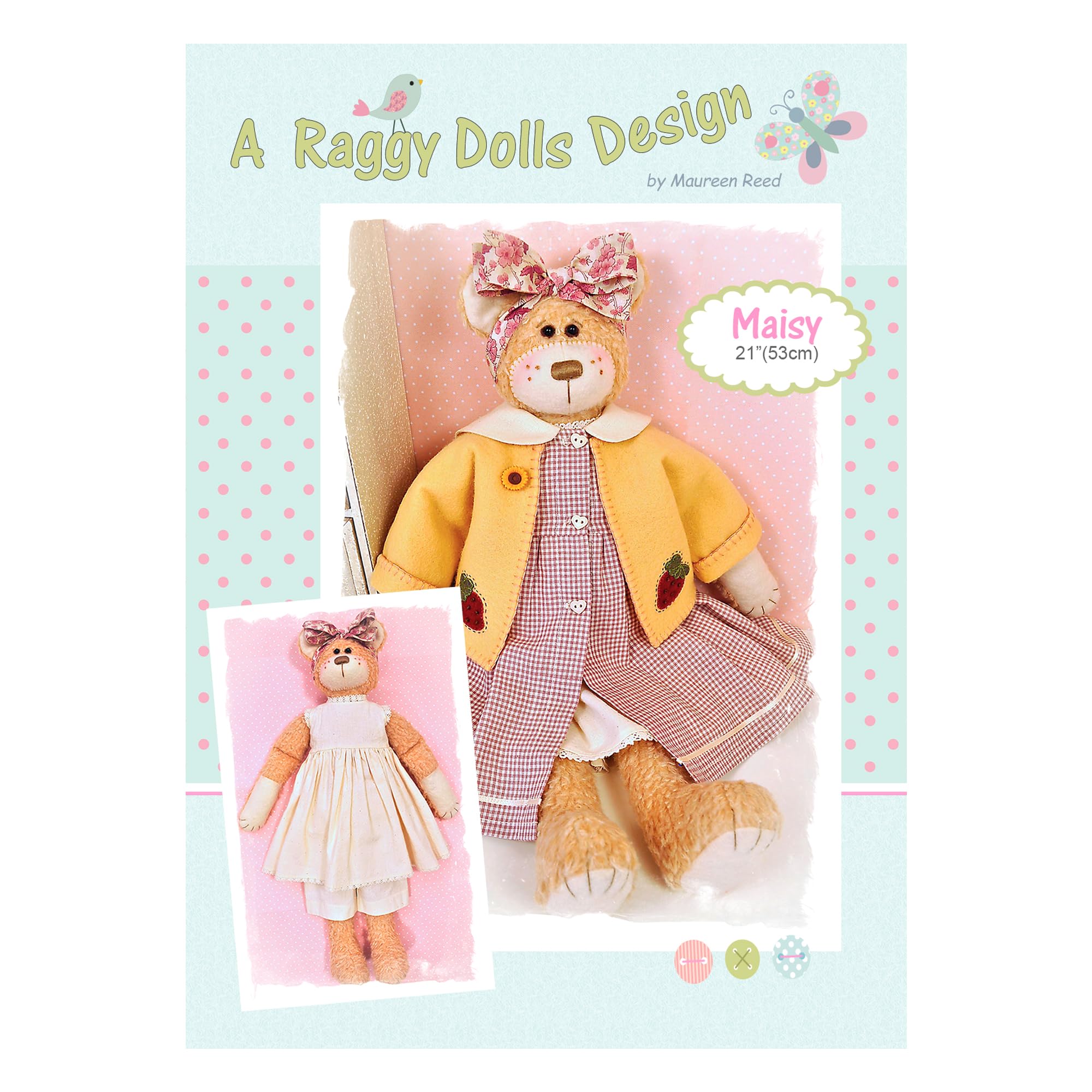 Maisy Bear Sewing Craft Pattern