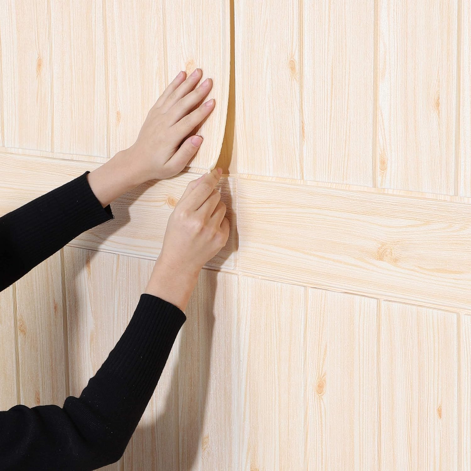 ランキング受賞 3d立体壁紙 Diy木目調壁紙シール 70x70cm ウォールステッカー 軽量レンガシール 壁紙シール 自己粘着 防水 10枚入れ 深い木色 最も優遇 Carlavista Com