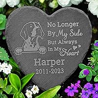 Vista 25 de Piedra conmemorativa del bulldog inglés, regalos conmemorativos de bulldog inglés, regalos para la pérdida del bulldog inglés, regalos