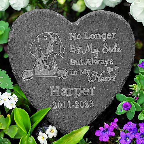 Vista 24 de Piedra conmemorativa de Pit Bull, regalos conmemorativos de Pit Bull, regalos para la pérdida de Pit Bull, en memoria de Pit Bull, regalos
