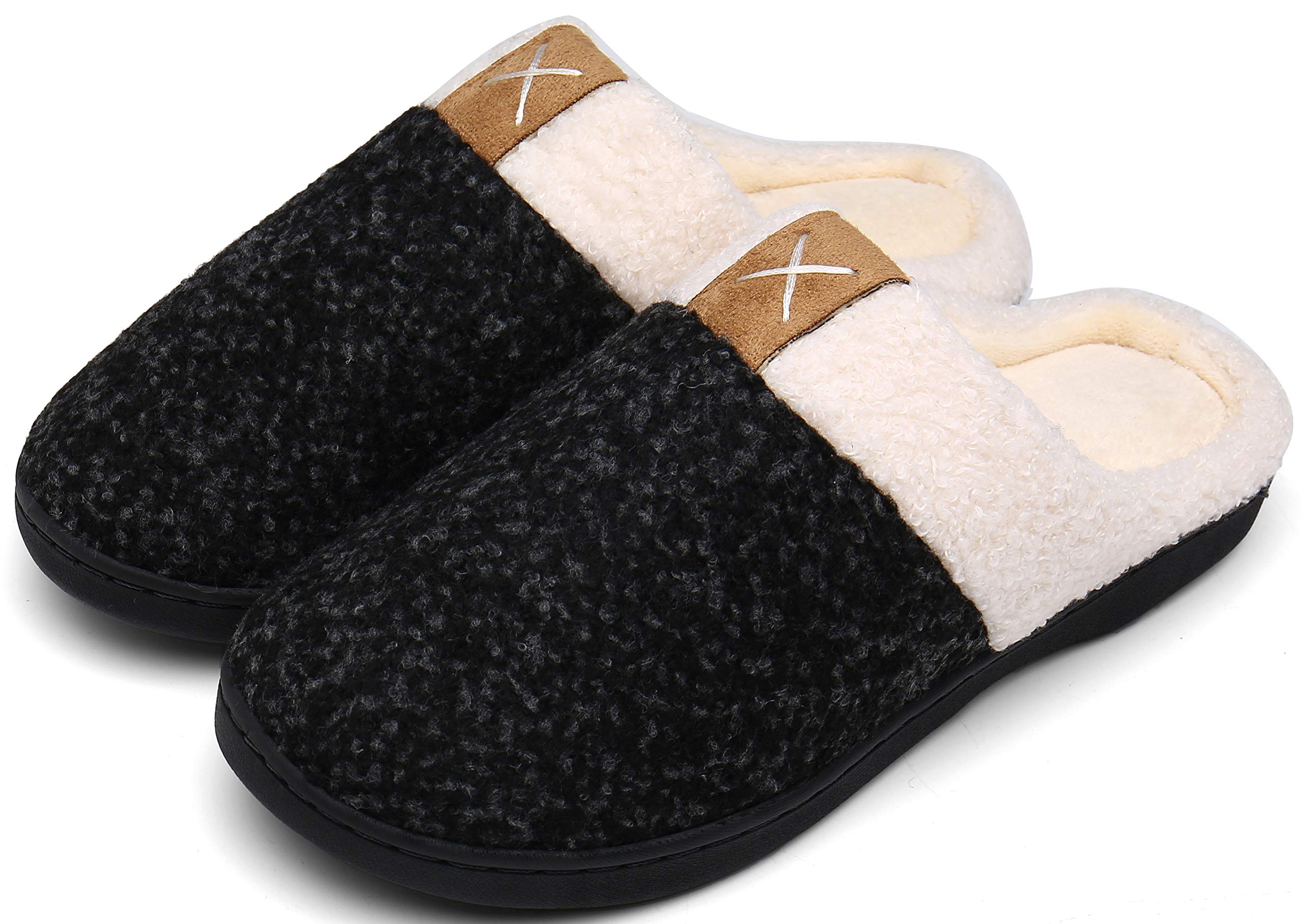 Mishansha Unisex Pantofole Casa/Esterno in Memory Foam - Calde leggere Morbide Comode e Antiscivolo