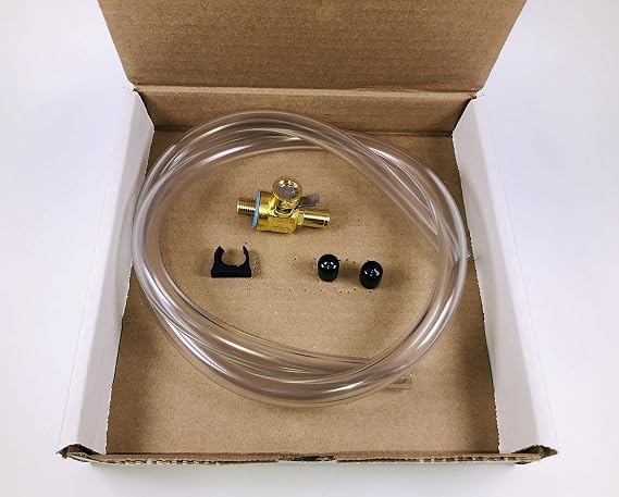 Fumoto F106N Oil Drain Valve with Heavy Duty 3' Hose Kit for Fumoto Long Nipple