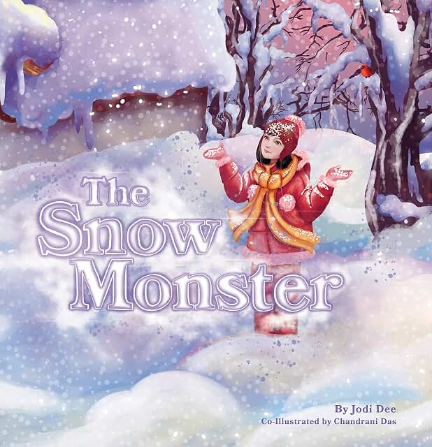The Snow Monster birthday book cover
