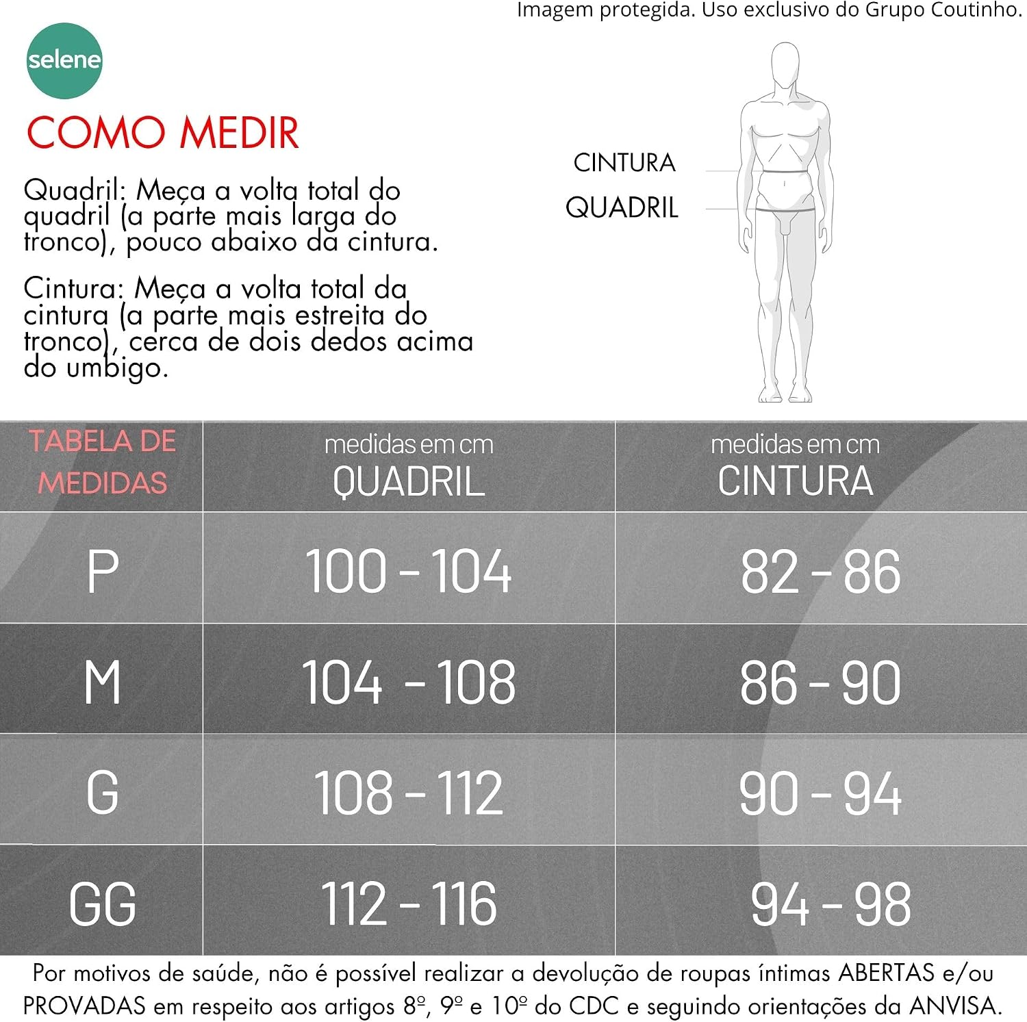Kit 10 Cuecas Poliamida Boxer Selene Sem Costura Microfibra Macia de Masculina Adulto