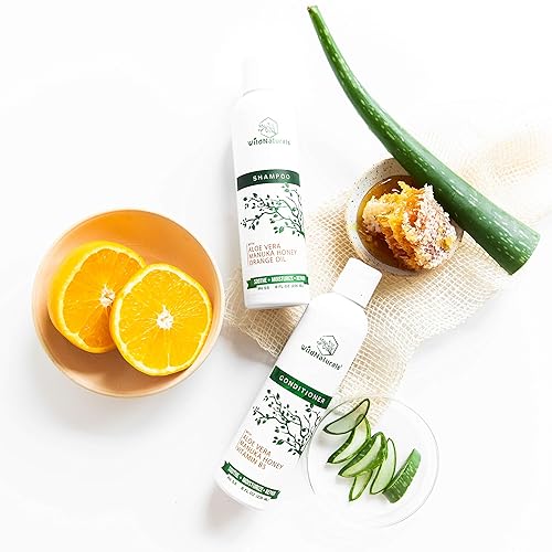 Miniatura 7 de Acondicionador hidratante natural para el cuero cabelludo seco y con picazón, acondicionador hidratante sin sulfatos para la caspa con aloe vera y