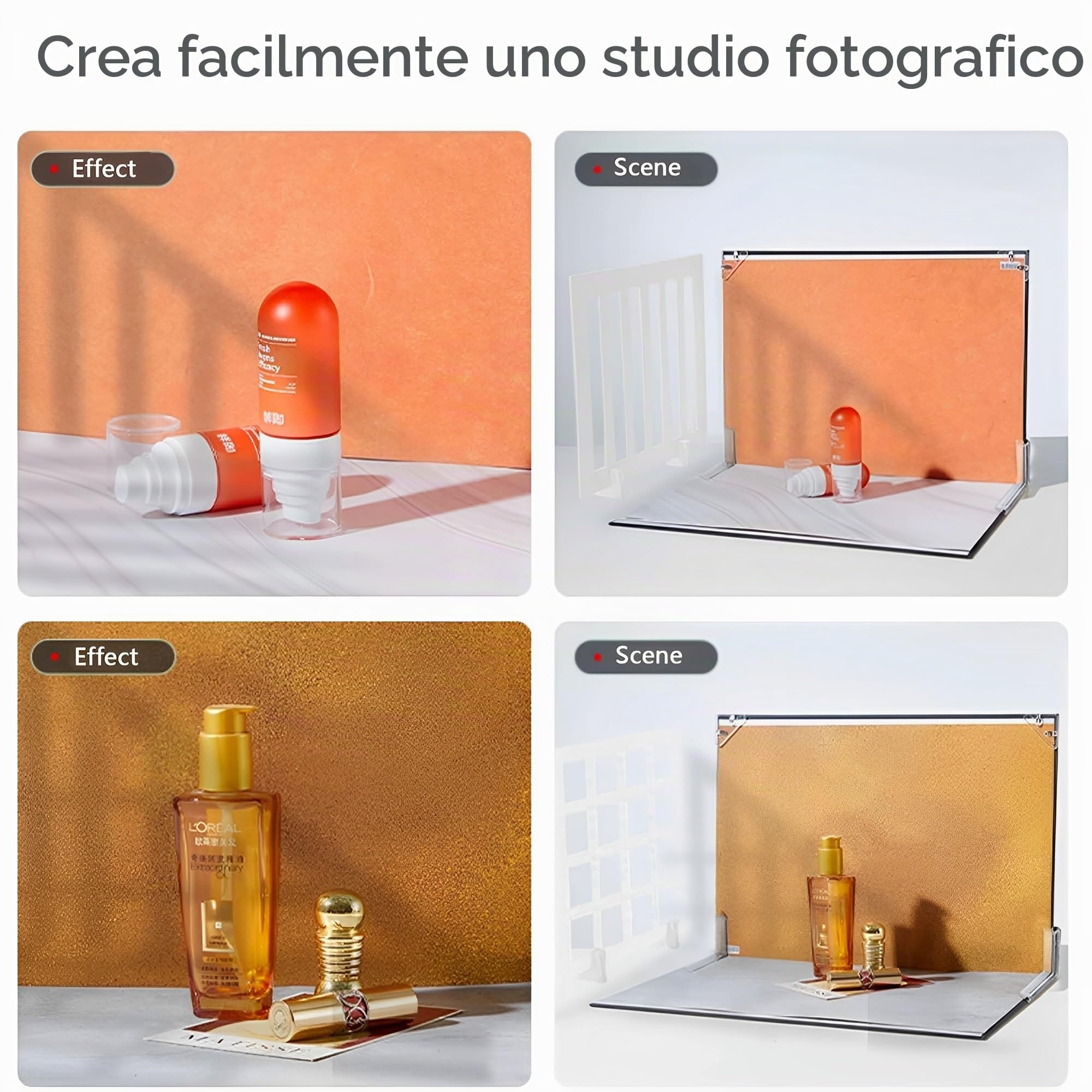 14 Modelli Completi Di Carta Di Sfondo Bifacciale, Carta Fotografica Riflettente, 28 Modelli, Legno Venato In Tinta Unita Per Riprese Di Cibo, Gioielli (28,5x41,5 cm)