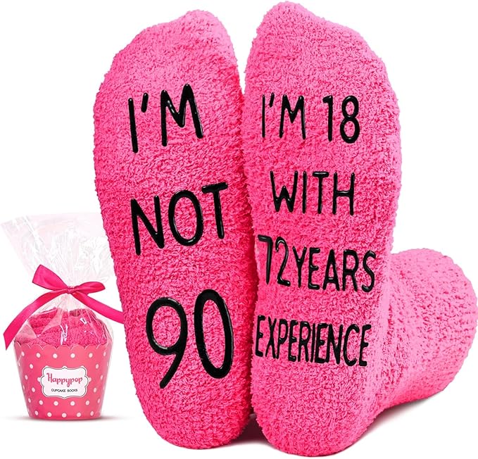 Comfy Socks 90th Birthday.