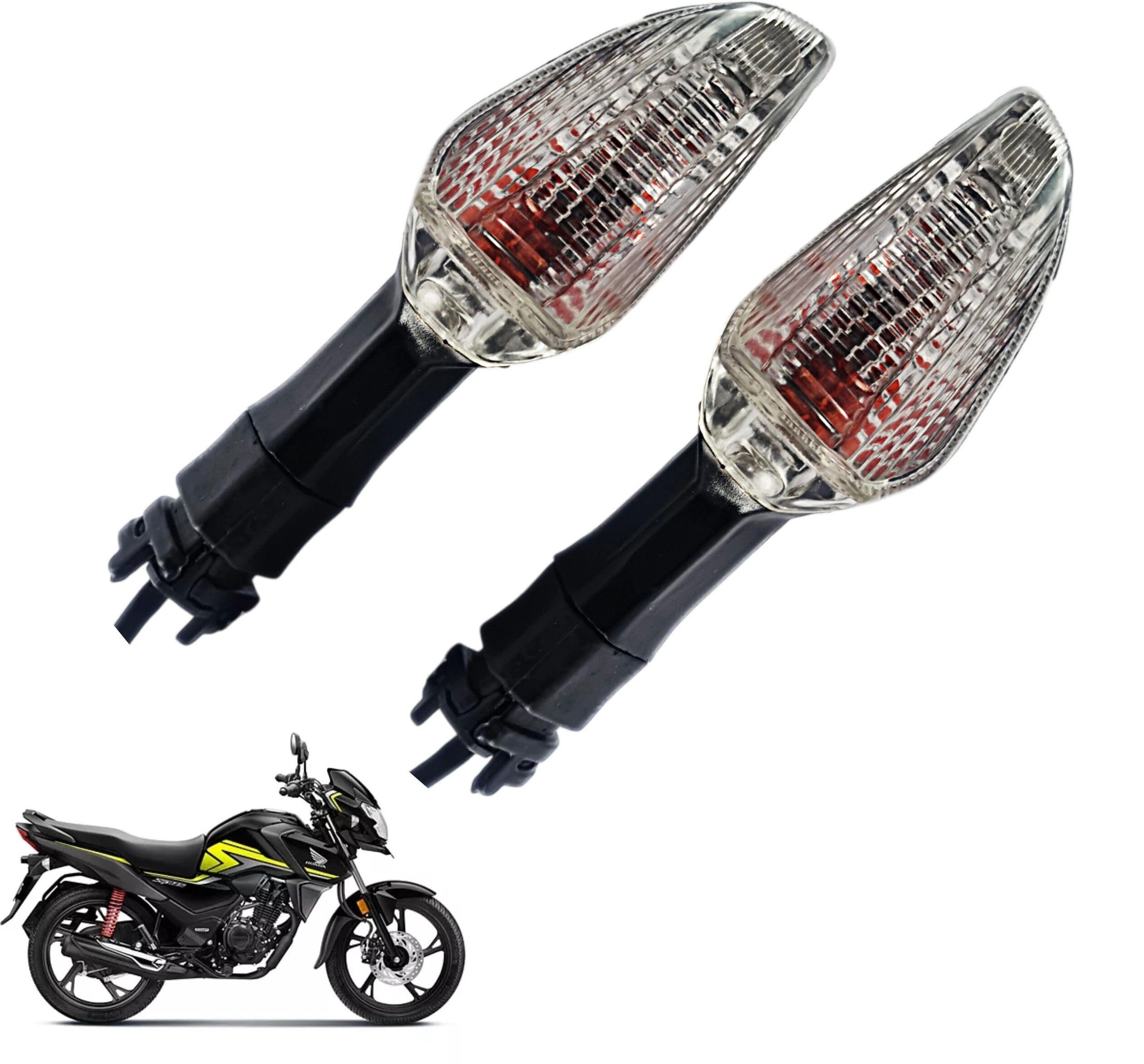 TA Motorcycle Front Halogen Indicator Light for SP 125 | Amber Turn Signal Blinker | Universal Bike Indicator Lamp-image-35