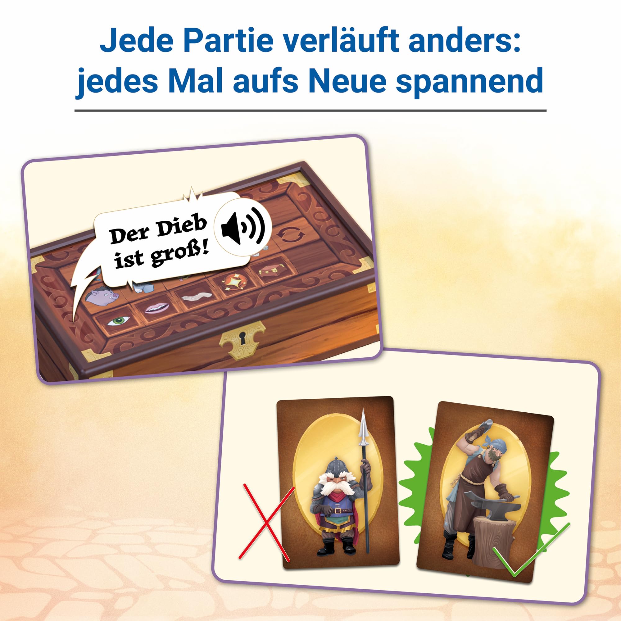 Ravensburger Kinderspiel 23494 - Wer War's? Gesellschafts- und Familienspiel, für Kinder und Erwachsene, Kinderspiel des Jahres, ab 6 Jahren, für 2-4 Spieler