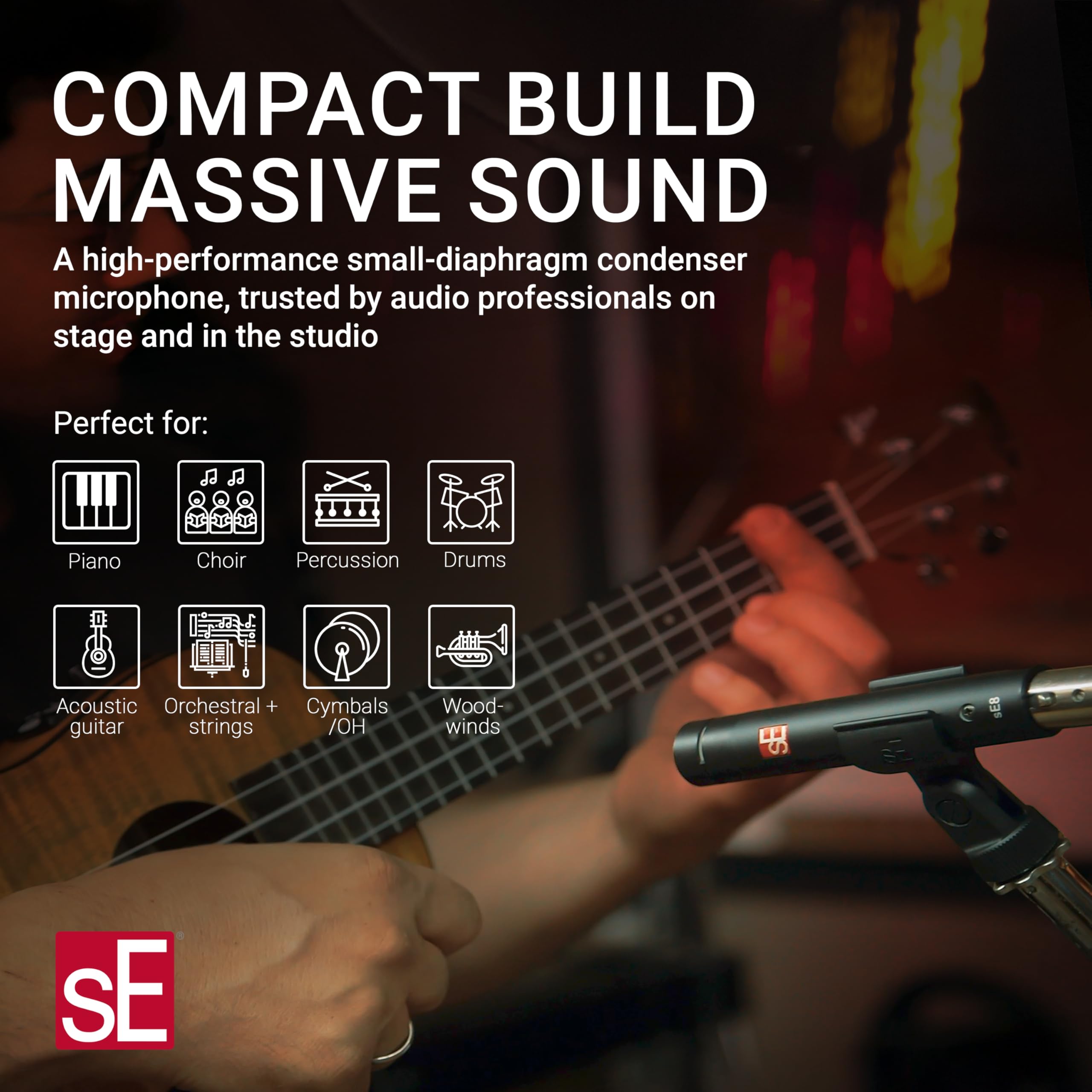 SE ELECTRONICS SE8 - Microfono a condensatore