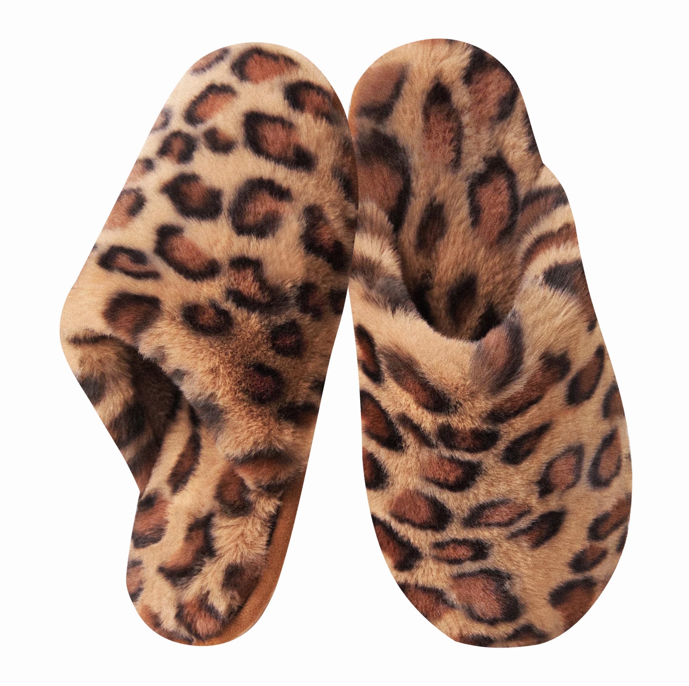 Donpapa Hausschuhe Damen Herren Flauschige Winter Warme Pantoffeln Plüsch Kunstfell und Memory Foam Bequeme Rutschfeste Slippers