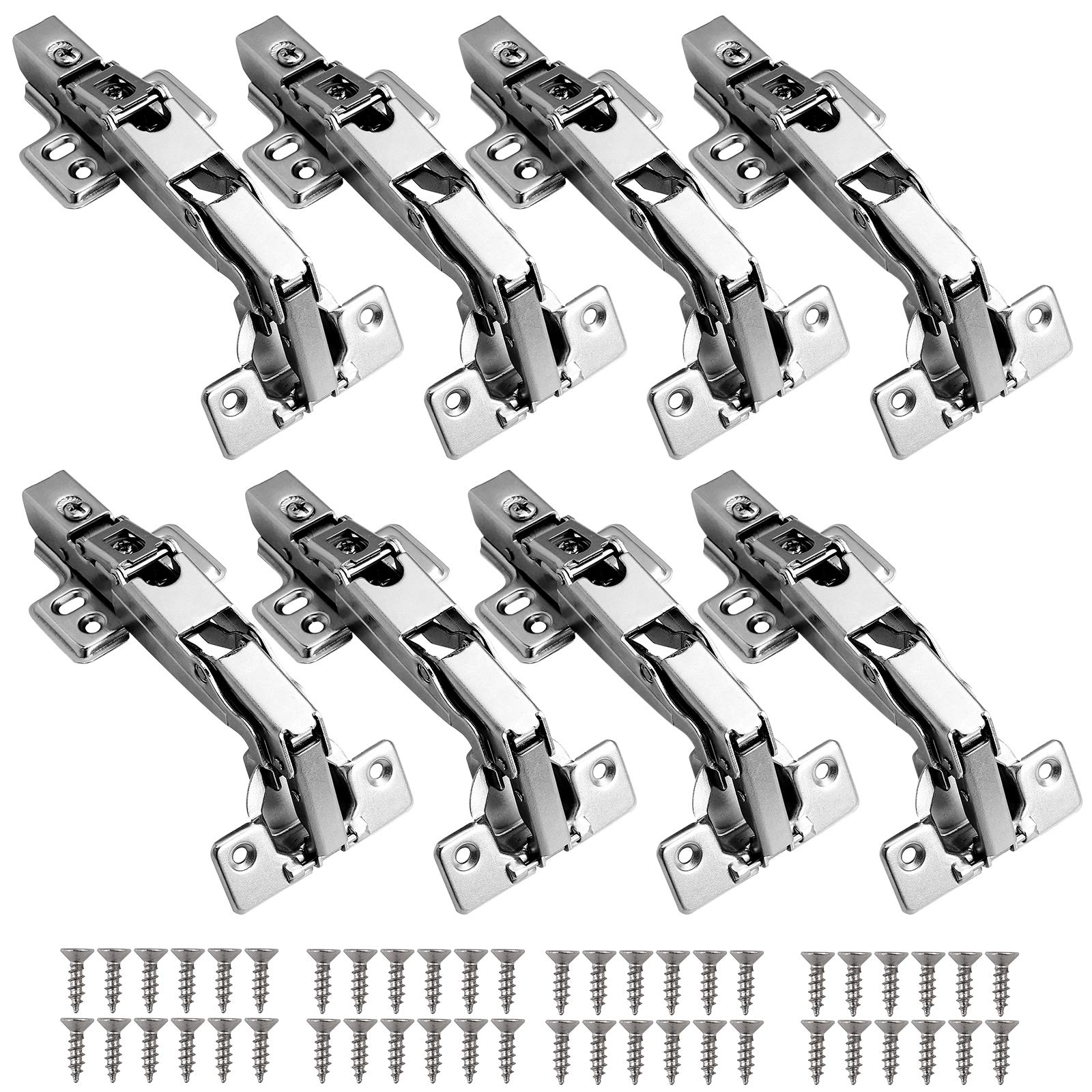 Buy 165 Degree Quiet Soft Close Hinges, 8 PC Kamtop Full