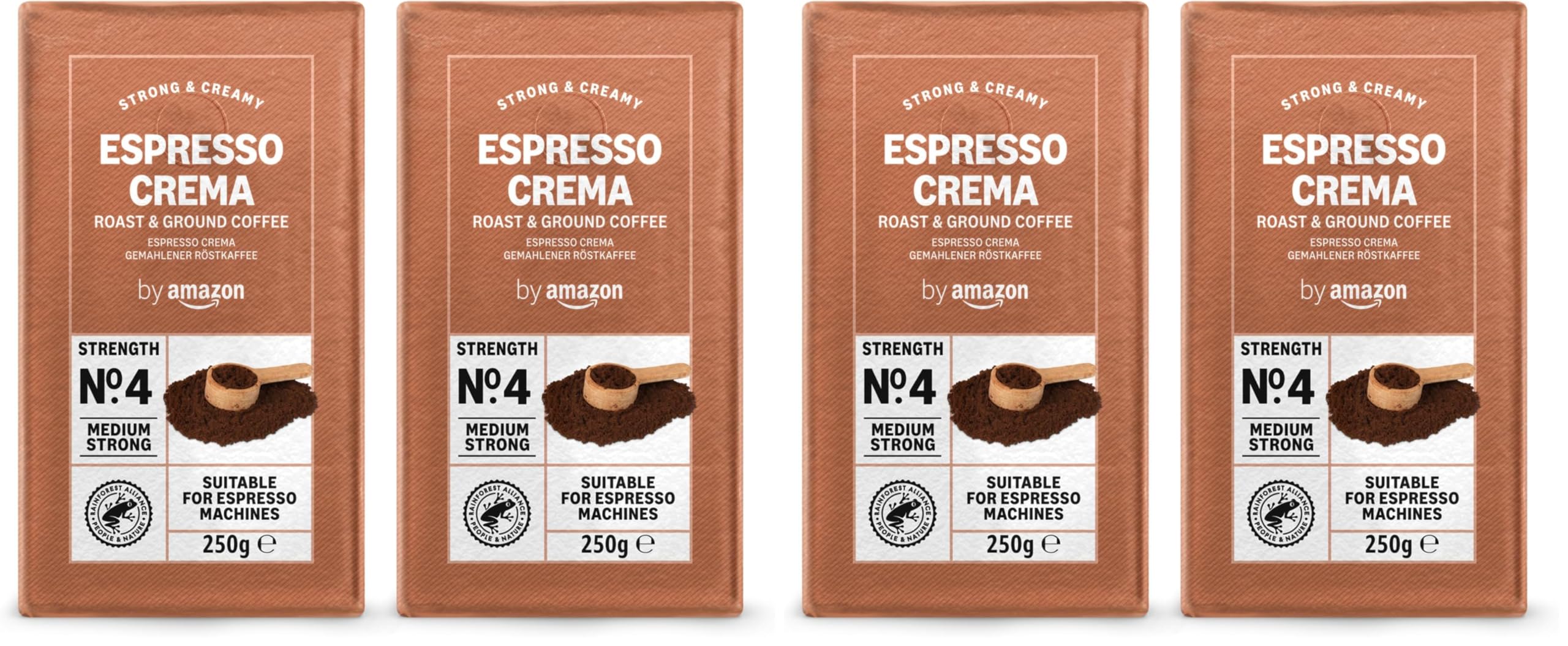 by Amazon Café Molido Natural Espresso Crema 1 kg