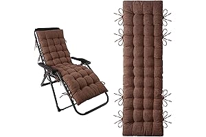 ELFJOY Bench Cushion 72 Inches Long, Extra Thick Padded Lounge Chair Cushion