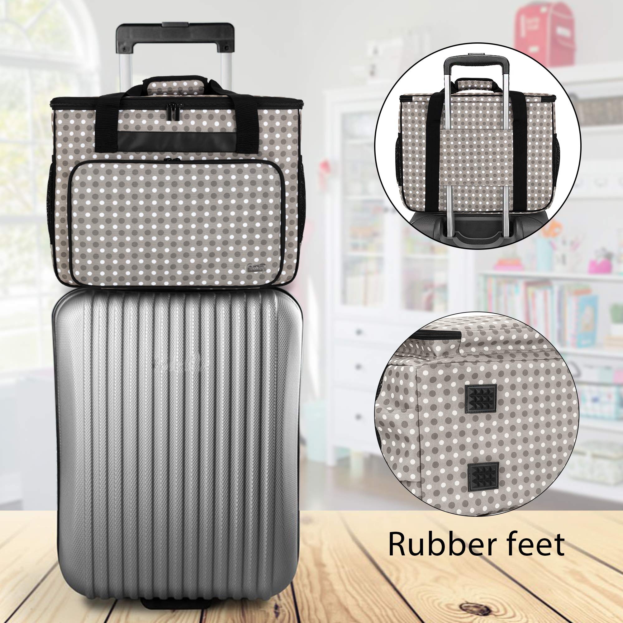 Teamoy Bolsa para Máquina de Coser, Maletas de Transporte máquinas de Coser